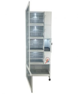 MODEL PDM05YS (SALMALI) 5 li DOLAP - PVC KUŞ DOLABI - DOLAP KAFES - PVC KAFES - SALMA KAFES - ÇOK AMAÇLI DOLAP