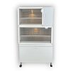 MODEL PDM02YS (SALMALI) - 2'li DOLAP - PVC KUŞ DOLABI - DOLAP KAFES - PVC KAFES - SALMA KAFES - ÇOK AMAÇLI DOLAP