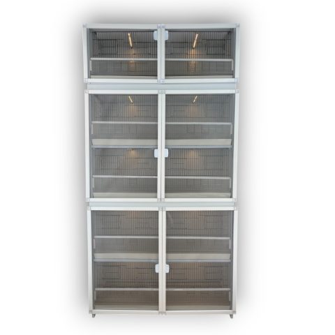 MODEL PDMOTUM5-10  - PVC KUŞ DOLABI - ÖTÜM KAFESİ - TEKLEME KAFESİ - DERS KAFESİ - ÇOK AMAÇLI DOLAP