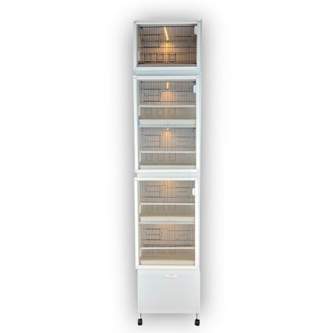 MODEL PDM05 5 li DOLAP - PVC KUŞ DOLABI - DOLAP KAFES - PVC KAFES - SALMA KAFES - ÇOK AMAÇLI DOLAP