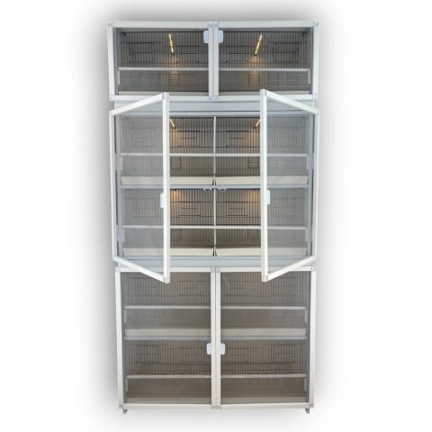 MODEL PDMOTUM5-10  - PVC KUŞ DOLABI - ÖTÜM KAFESİ - TEKLEME KAFESİ - DERS KAFESİ - ÇOK AMAÇLI DOLAP
