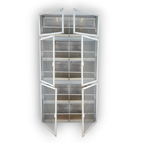 MODEL PDMOTUM5-10  - PVC KUŞ DOLABI - ÖTÜM KAFESİ - TEKLEME KAFESİ - DERS KAFESİ - ÇOK AMAÇLI DOLAP