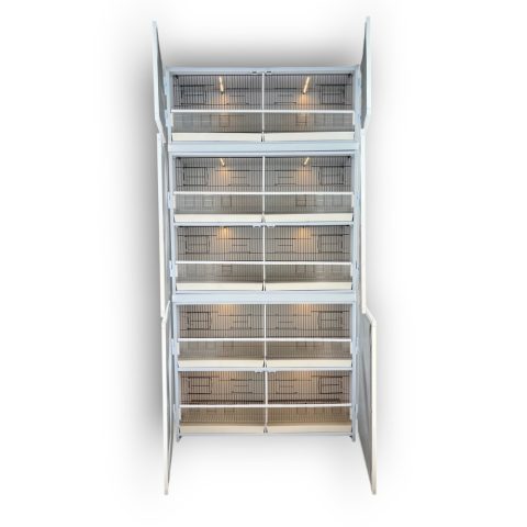 MODEL PDMOTUM5-10  - PVC KUŞ DOLABI - ÖTÜM KAFESİ - TEKLEME KAFESİ - DERS KAFESİ - ÇOK AMAÇLI DOLAP