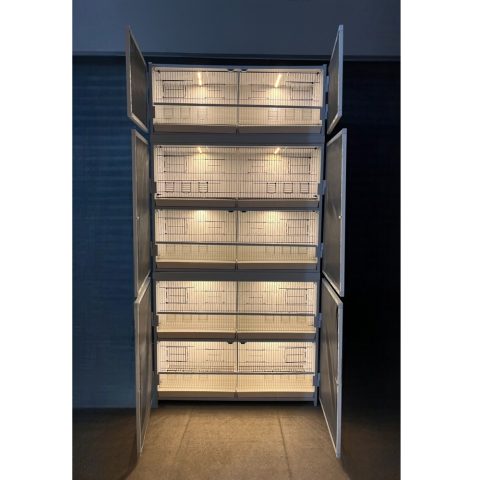 MODEL PDMOTUM5-10  - PVC KUŞ DOLABI - ÖTÜM KAFESİ - TEKLEME KAFESİ - DERS KAFESİ - ÇOK AMAÇLI DOLAP