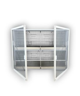 MODEL PDM04 - 4'lü  DOLAP - PVC KUŞ DOLABI - DOLAP KAFES - PVC KAFES - SALMA KAFES - ÇOK AMAÇLI DOLAP