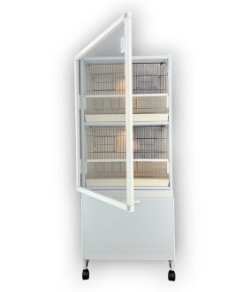 MODEL PDM02 - 2'li DOLAP - PVC KUŞ DOLABI - (DOLAP KAFES - PVC KAFES - SALMA KAFES) - ÇOK AMAÇLI DOLAP