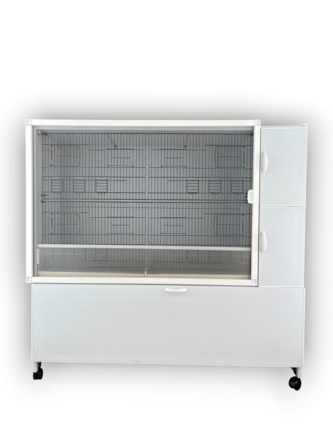 MODEL PDM-SLT02Y TEKLİ DOLAP - PVC KUŞ DOLABI - DOLAP KAFES - PVC KAFES - SALMA KAFES - ÇOK AMAÇLI DOLAP