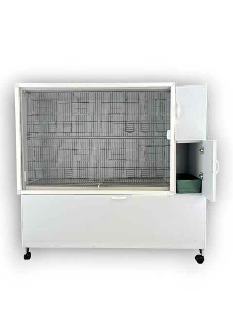 MODEL PDM-SLT02Y TEKLİ DOLAP - PVC KUŞ DOLABI - DOLAP KAFES - PVC KAFES - SALMA KAFES - ÇOK AMAÇLI DOLAP