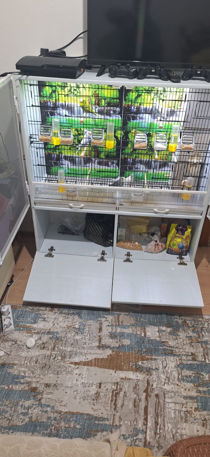 MODEL PDM-04-TÜMÜSALMA 04 DOLAP - PVC KUŞ DOLABI - DOLAP KAFES - PVC KAFES - SALMA KAFES - ÇOK AMAÇLI DOLAP 23PDM04TUMSALMA-50T