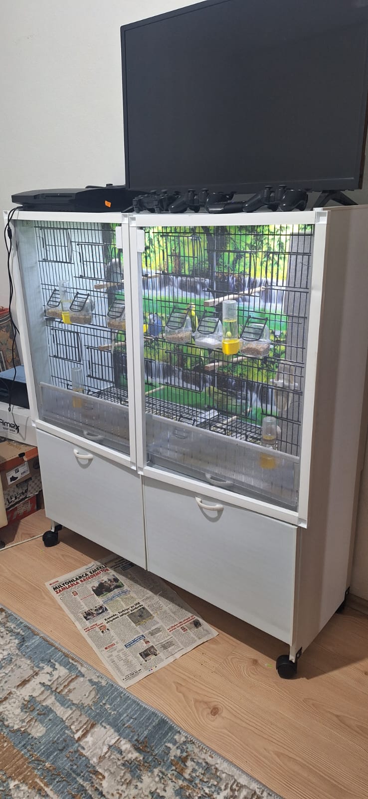 MODEL PDM-04-TÜMÜSALMA 04 DOLAP - PVC KUŞ DOLABI - DOLAP KAFES - PVC KAFES - SALMA KAFES - ÇOK AMAÇLI DOLAP 23PDM04TUMSALMA-50T