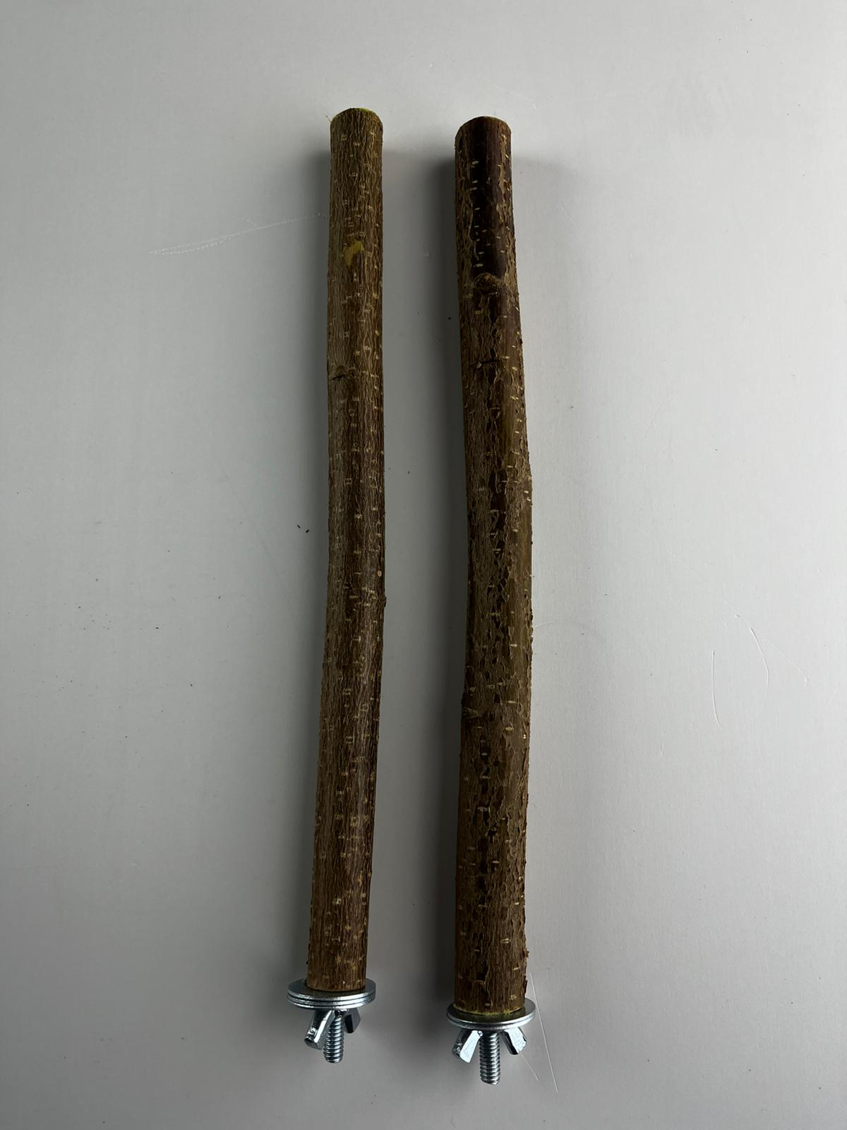 İstanbul Kafes %100 Doğal Fırınlanmış Ağaç Dal Kuş Tüneği — Sultan Papağanı ve daha büyük boyuttaki papağanlar için ( 4 Adet)