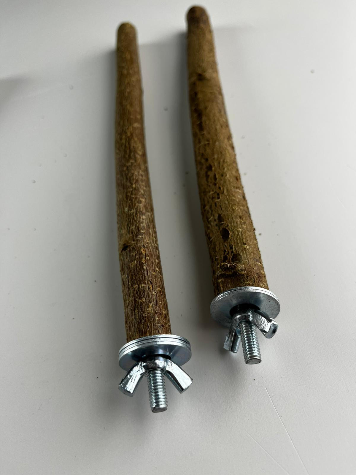 İstanbul Kafes %100 Doğal Fırınlanmış Ağaç Dal Kuş Tüneği — Sultan Papağanı ve daha büyük boyuttaki papağanlar için ( 4 Adet)