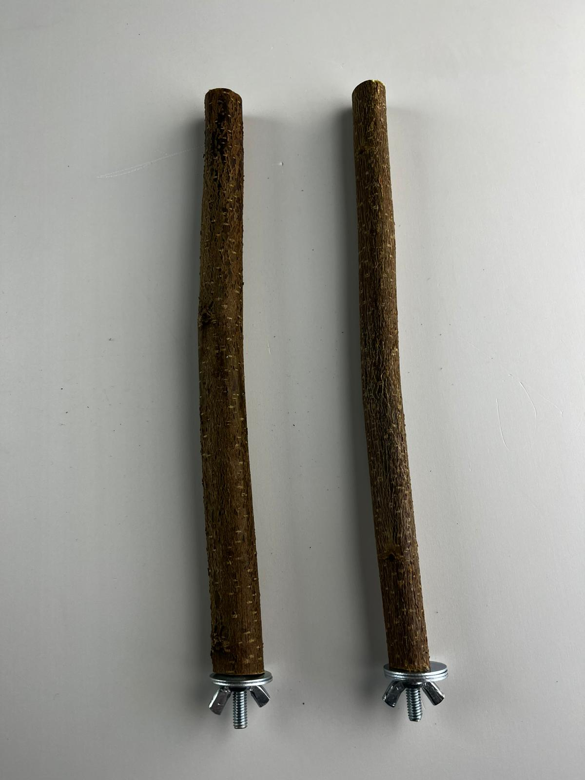 İstanbul Kafes %100 Doğal Fırınlanmış Ağaç Dal Kuş Tüneği — Sultan Papağanı ve daha büyük boyuttaki papağanlar için ( 4 Adet)